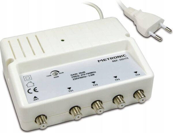 METRONIC 332175 WZMACNIACZ ANTENOWY DO TV