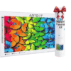 Haft Diamentowy Malowanie Diamentami 5D Diamond Painting Motyle 33x66cm
