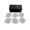 DUSKTEC SMART LAMPY PUNKTOWE LED DO ZABUDOWY, 6SZT.