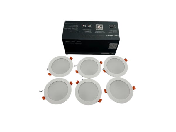 DUSKTEC SMART LAMPY PUNKTOWE LED DO ZABUDOWY, 6SZT.